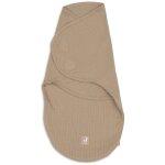 Couverture d'emmaillotage ajour biscuit (0 - 3 mois)