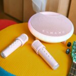 Enceinte karaok� portable kidykaraoke rose