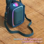 Enceinte karaok� singy party dark blue