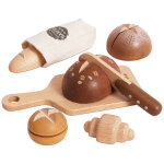 Ensemble de baguette et pains artisanaux en bois fsc