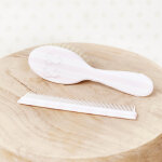 Ensemble brosse et peigne garda rose