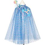 Ensemble cape sirne + diadme + baguette marlya (5 - 7 ans)