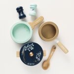 Ensemble de casseroles et po�les en bois fsc