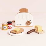 Ensemble petit d�jeuner avec grille - pain en bois fsc