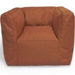 Fauteuil impermable bean bag caramel (45 x 40 x 36 cm)