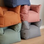 Fauteuil imperm�able bean bag storm gris (45 x 40 x 36 cm)