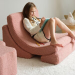 Fauteuil moon guava pink molletonn�