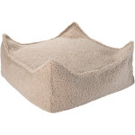 Pouf ottoman square biscuit molletonn�