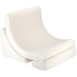 Fauteuil moon cream white molletonn�