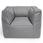 Fauteuil imperm�able bean bag storm gris (45 x 40 x 36 cm)