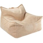 Fauteuil pouf brown sugar velours côtelé Fauteuil pouf brown sugar velours côtelé