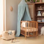 Fauteuil pouf corduroy natural