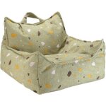 Fauteuil pouf terrazzo moss