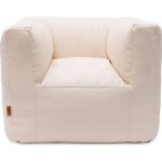 Fauteuil pouf twill natural