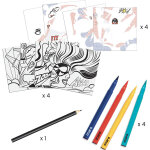 Feutres pinceaux et d�calcomanies inspired by roy lichtenstein