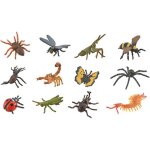 Set de 12 insectes et araign�es (7 - 11 cm)