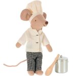 Chef souris avec marmite et cuill�re