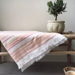 Fouta tangerine (100 x 180 cm)