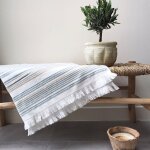 Fouta vert thym (100 x 180 cm)