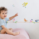Frise adh�sive sticker branche d'oiseaux (5 m)