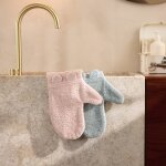 Gant de toilette en �ponge sea green