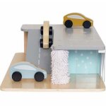 Garage en bois avec lave auto