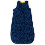 Gigoteuse bleu puce et pilou (90 cm)
