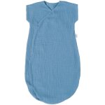 Gigoteuse �t� kimono gaze de coton pierre bleue tog 1, 6 (6 - 18 mois)