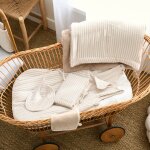 Gigoteuse d'�t� en gaze de coton ray� galet (6 - 18 mois)