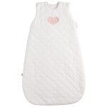 Gigoteuse ouatin�e petit c?ur cr�me tog 4 (0 - 6 mois)