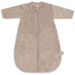 Gigoteuse � manches amovibles velvet milky coffee (0 - 3 mois)