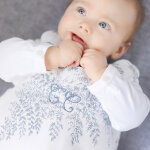 Gigoteuse l�g�re en coton et lin feuillage (70 cm)
