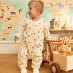 Gigoteuse � pieds avec manches amovibles jollies sand (9 - 18 mois)