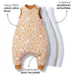 Gigoteuse � pieds ourson 4 saisons avec chaussettes (2 - 3 ans)