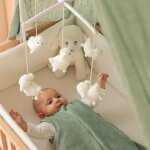 Gigoteuse en velours c�tel� wooly sauge tog 3 (0 - 6 mois)