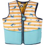 Gilet de natation baleine jaune - blanc (4 - 6 ans)