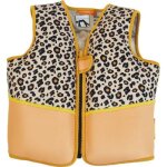 Gilet de natation lopard beige (2 - 3 ans)