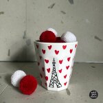Gobelet tour eiffel picto c?urs