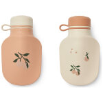 Lot de 2 gourdes r�utilisables lizzie peach