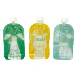 Lot de 15 gourdes r�utilisables (150 ml)