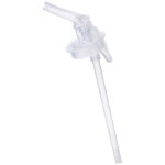 Lot de 2 pailles de remplacement pour gourde en tritan (450 ml)