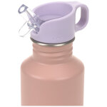 Gourde pour enfant inox pattern party rose et lilas (500 ml)