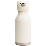 Gourde isotherme bestie ours blanc (460 ml)