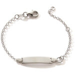 Gourmette maille rectangle (argent 925)
