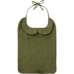 Grand bavoir soft bambou et gaze de coton fougre