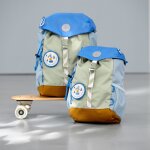 Grand sac � dos outdoor sunny explorer vert et bleu