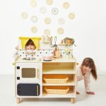 Grande cuisine �quip�e en bois mamie soleil (16 pi�ces)