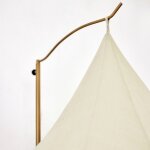 Grande fl�che de lit messing gold (pour ciel de lit 245 cm)