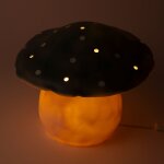 Grande lampe veilleuse champignon bleu sacrelle