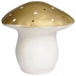 Grande lampe veilleuse champignon dor